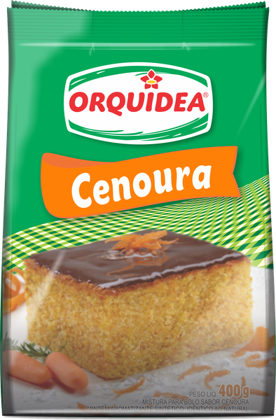 BOLO ORQUIDEA CENOURA  400G