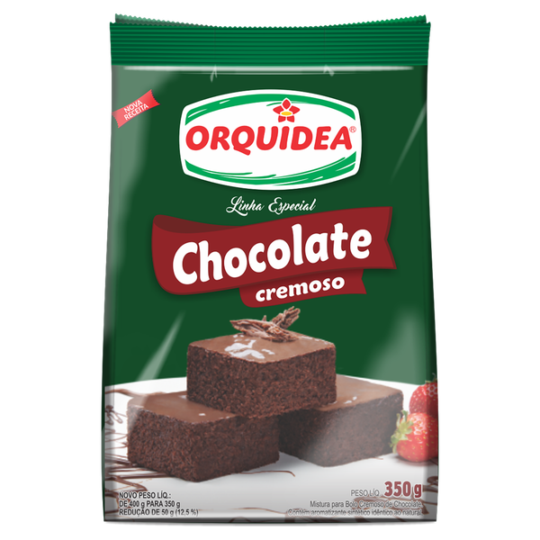 BOLO ORQUIDEA CHOCOL CREMOSO 350G