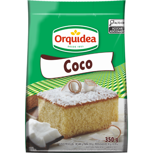 BOLO ORQUIDEA COCO 350G