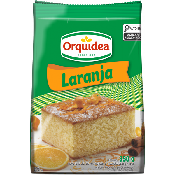 BOLO ORQUIDEA LARANJA 350G
