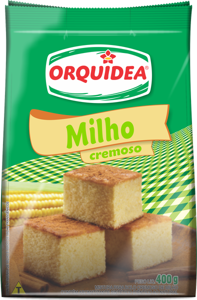 BOLO ORQUIDEA MILHO 400G