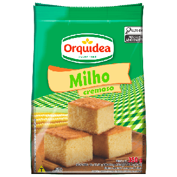 BOLO ORQUIDEA MILHO CREMOSO 350G