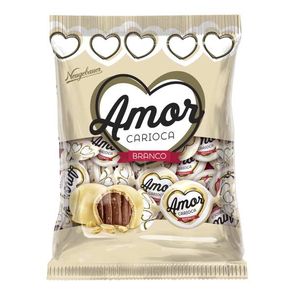 BOMBOM AMOR CARIOCA BRANCO  900G