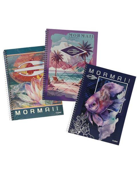 CADERNO CD CRD MORMAII FEMININO 80FL