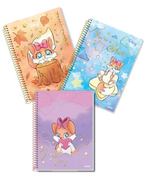 CADERNO CD CREDEAL FOXY TEEN 80FL