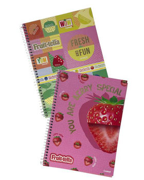 CADERNO CD CREDEAL FRUIT-TELLA 80FL