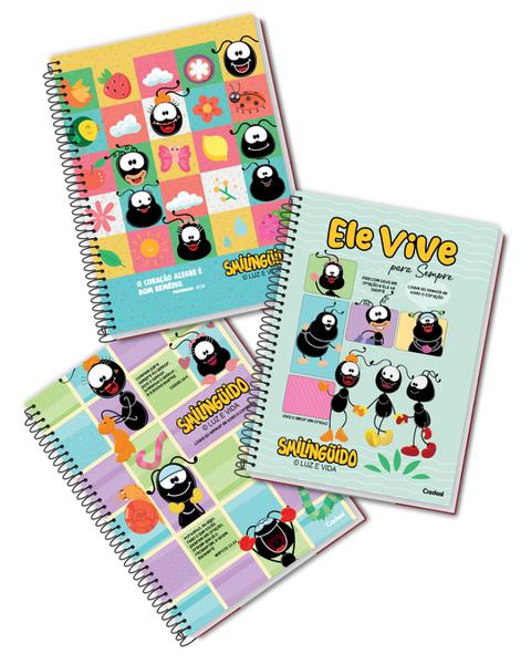 CADERNO CD CREDEAL SMILINGUIDO 80FL