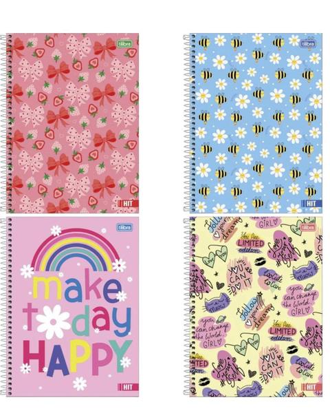 CADERNO CD TILIBRA HIT FEMININO 160FLS