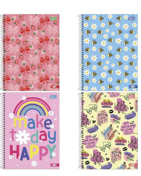 CADERNO CD TILIBRA HIT FEMININO 160FLS