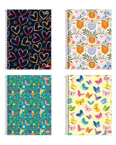 CADERNO TILIBRA HIT FEMININO1M 80FLS