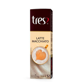 CAFE 3 CORACOES ESPRESSO LATTE MACCHIA 8G C/10