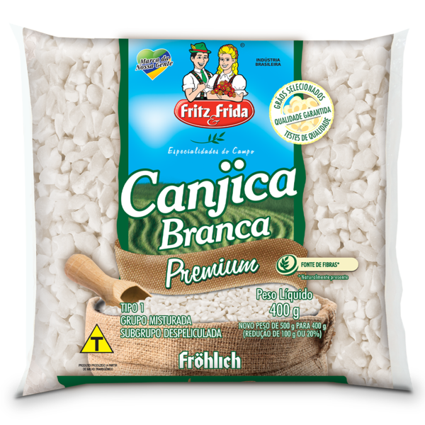 CANJICA BRANCA FRITZ FRIDA 400G