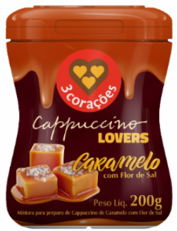 CAPPUCCINO 3 CORACOES CARAMELO SALGADO PT 200G