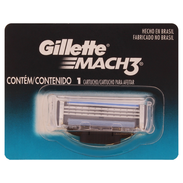 CARGA GILETTE MACH 3 c/ 1 CARTUCHO