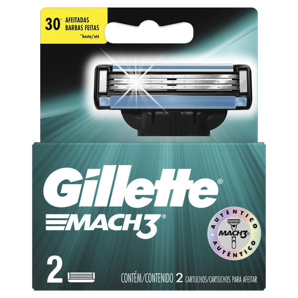 CARGA GILLETTE MACH 3 C/2