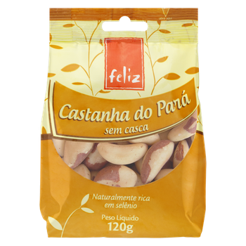 CASTANHA PARA FELIZ S/CASCA 120G