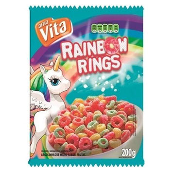 CEREAL AMAVITA RAIBOW RINGS 200G