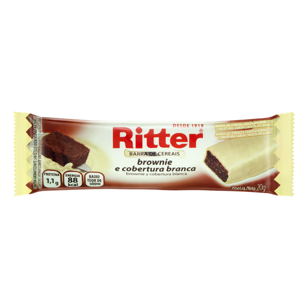 CEREAL RITTER BROWNIE/COB BRANCA 20G