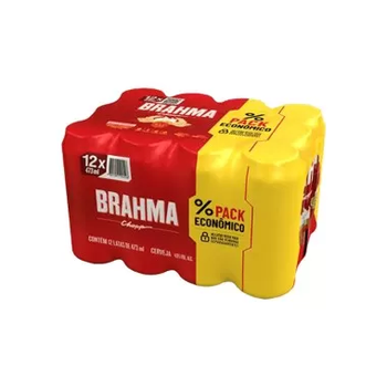 CERVEJA BRAHMA PACK 12X473ML