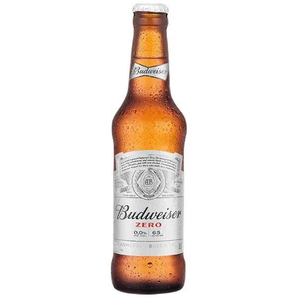 CERVEJA BUDWEISER ZERO LONG NECK 330ML
