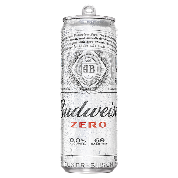 CERVEJA BUDWEISER ZERO LT SLEEK 350ML