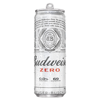 CERVEJA BUDWEISER ZERO LT SLEEK 350ML