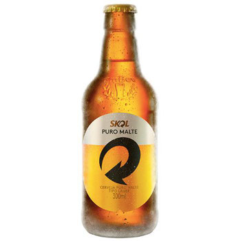 CERVEJA SKOL PURO MALTE 300ML