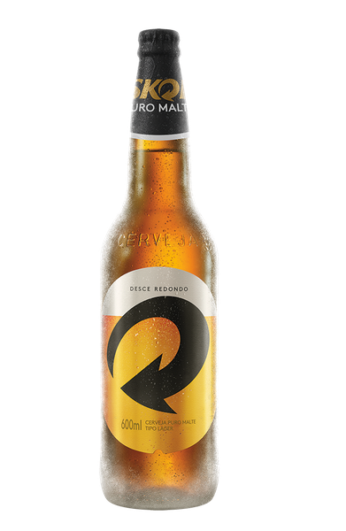 CERVEJA SKOL PURO MALTE 600ML