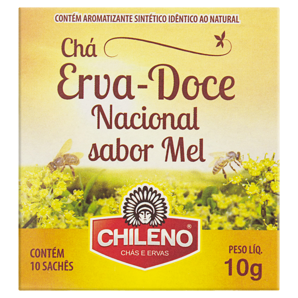 CHA CHILENO MISTO ERVA DOCE/MEL 10G P.U