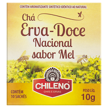 CHA CHILENO MISTO ERVA DOCE/MEL 10G P.U