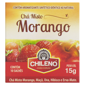 CHA CHILENO MORANGO E MACA 15G P.U