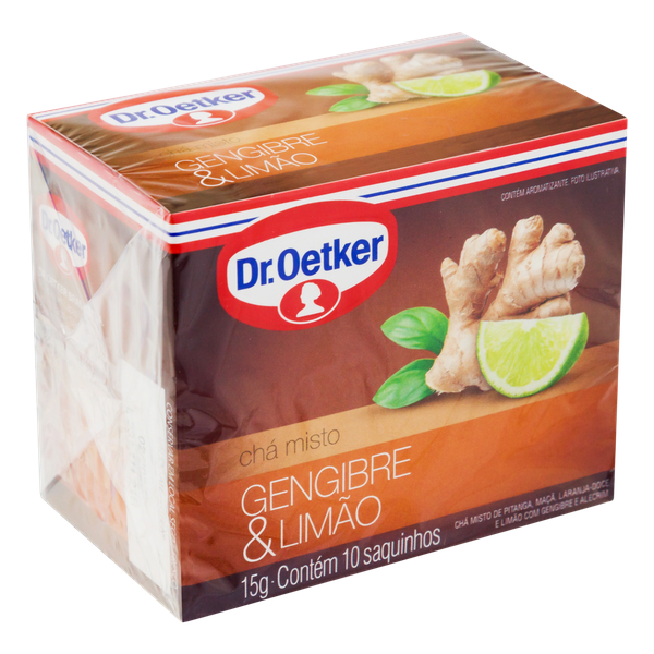 CHA DR OETKER GENGIBRE E LIMAO 10G