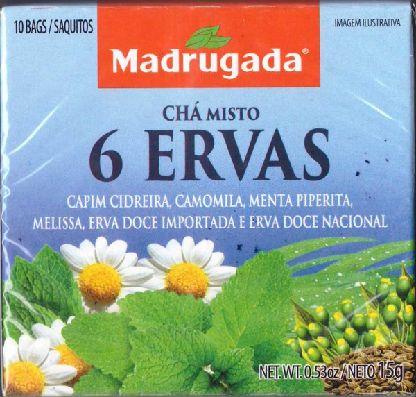 CHA MADRUGADA 6 ERVAS 10G