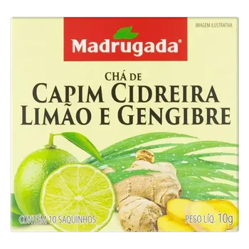 CHA MADRUGADA CIDREIRA LIMAO GENGIBRE 10G
