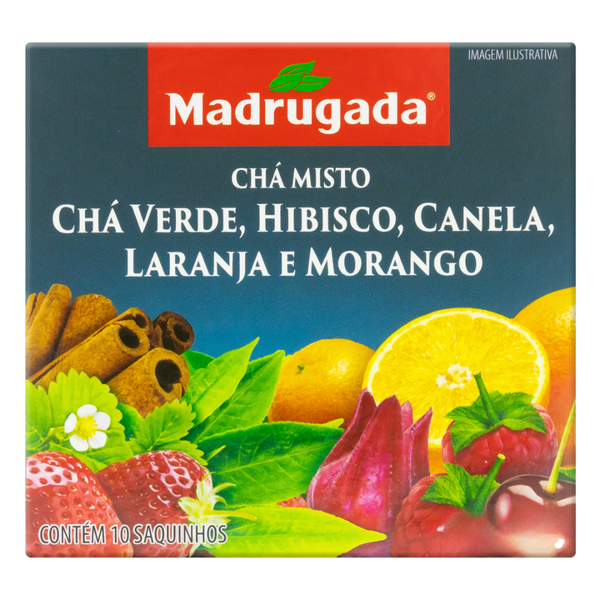 CHA MADRUGADA VERDE/HIBISCO/CANELA 10G