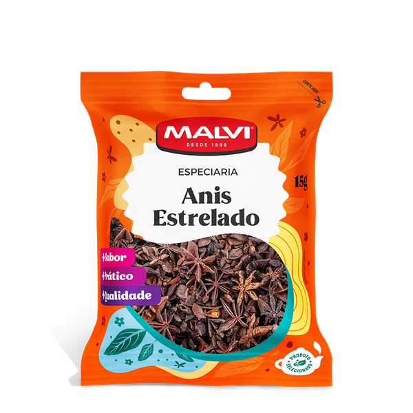 CHA MALVI ANIS ESTRELADO 15G