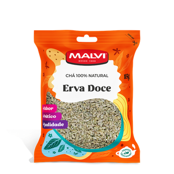 CHA MALVI ERVA DOCE 15G