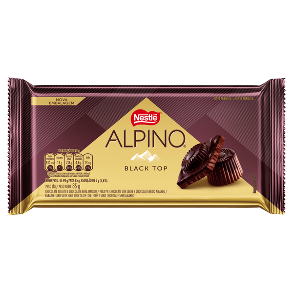 CHOC ALPINO BLACK TOP NESTLE 85G