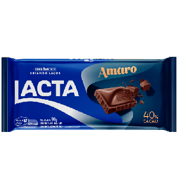 CHOC LACTA AMARO 90G
