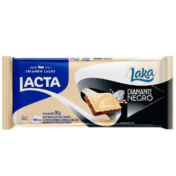 CHOC LACTA DIAMANTE NEGRO LAKA 90G