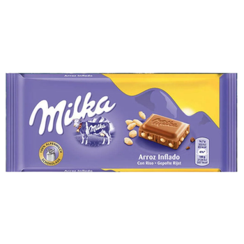 CHOC MILKA AO LEITE RICE CRISPS 100G
