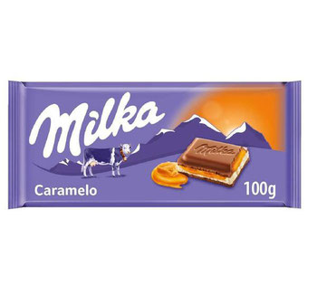 CHOC MILKA CARAMELO 100G
