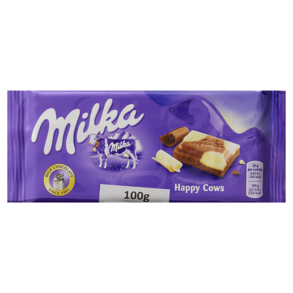 CHOC MILKA MIX HAPPY COWS100G