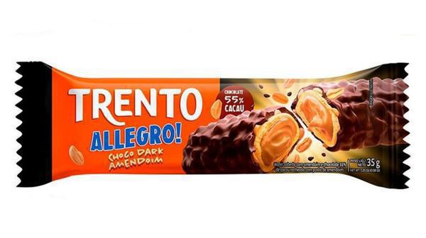 CHOC TRENTO ALLEGRO CHOC DARK C/ AMENDOIM 35G