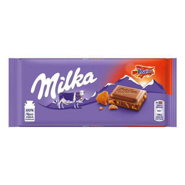 CHOCOLATE MILKA AO LEITE DAIM 100G