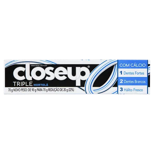 CLOSE UP TRIPLE HORTELA 70G