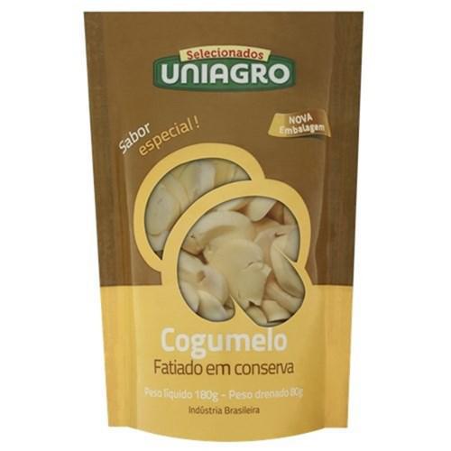 COGUMELO FATIADO UNIAGRO 80G