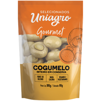 COGUMELO INTEIRO EM CONS UNIAGRO 80G