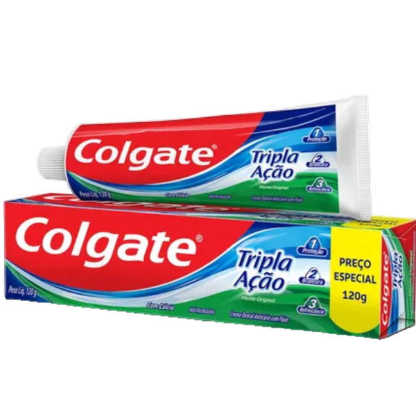 COLGATE TRIPLA ACAO MENTA ORIGINAL 120G