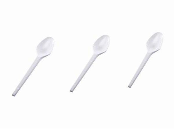 COLHER REGINA DESCARTAVEL SOBREMESA BRANCA 25UN